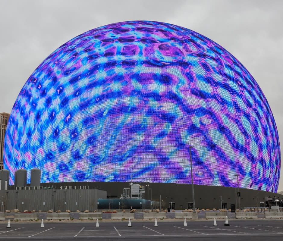 The Sphere—largest in the world. <p>Ethan Miller/Getty Images</p>