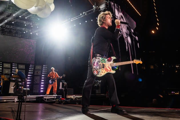 Billie Joe Armstrong of Green Day at Citi Field - Credit: Griffin Lotz for Rolling Stone