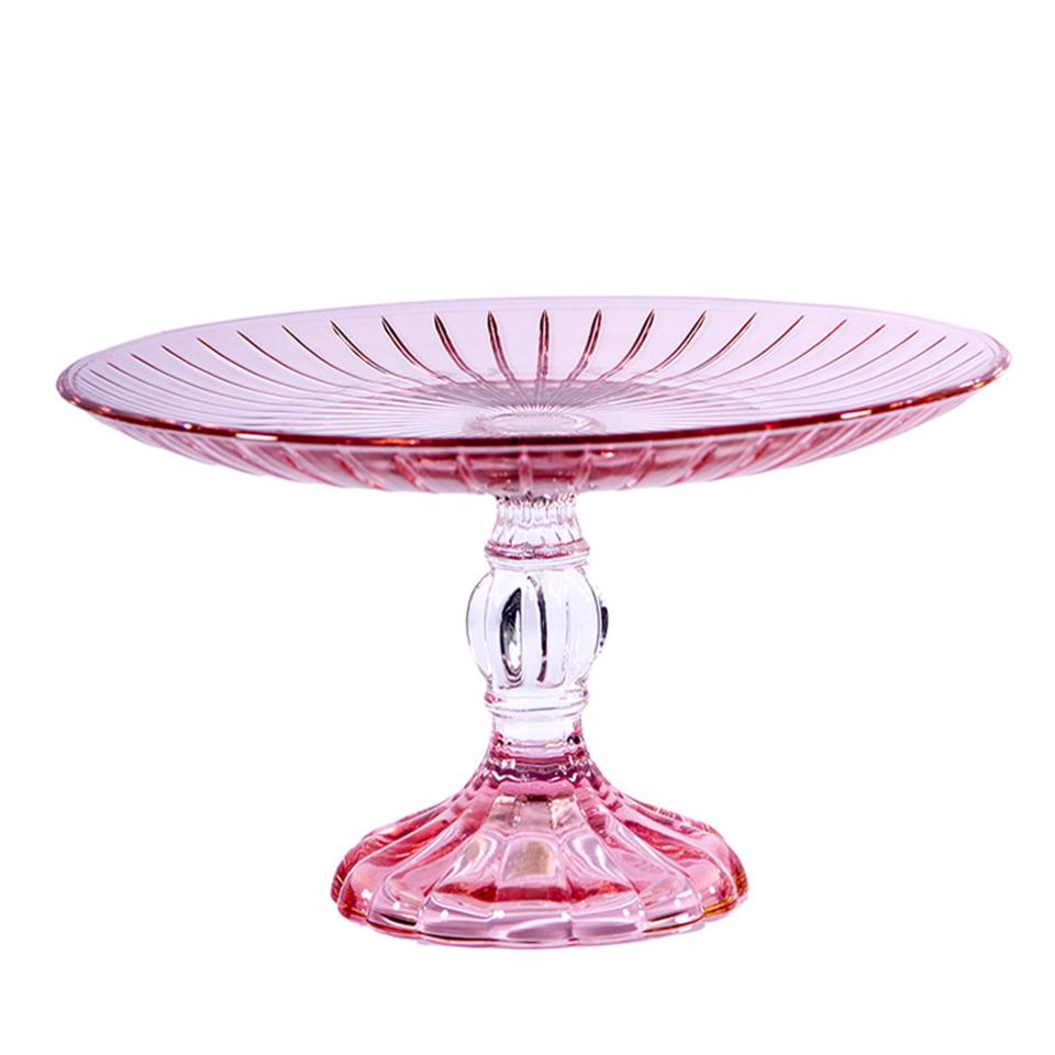 22) Prestige Pink Cake Stand