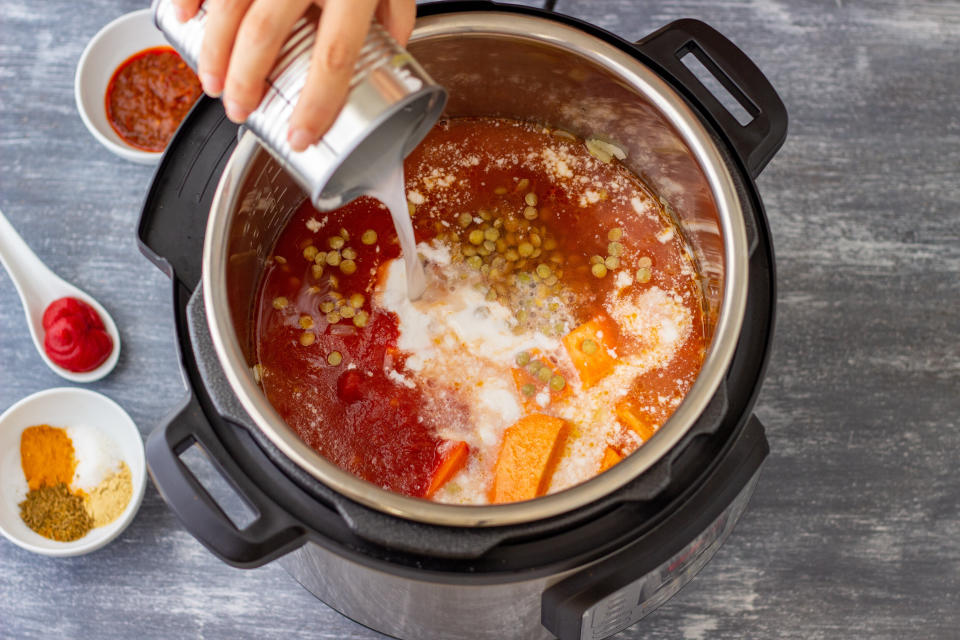 When dinner needs to be made fast and easy, you can always pull out the <a href="https://amzn.to/37vhQ6i" target="_blank" rel="noopener noreferrer">Instant Pot</a>. Once baby is old enough, you can also use an Instant Pot to steam veggies and prepare healthy, homemade baby food quickly and easily. <a href="https://amzn.to/37vhQ6i" target="_blank" rel="noopener noreferrer">Get it on Amazon</a>.