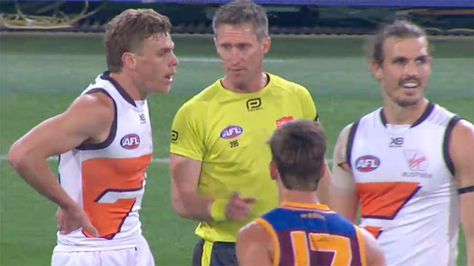 Shaun Ryan, pictured here issuing a warning to Adam Kennedy.