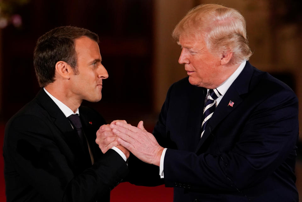 French President Macron visits Trump in 3-day trip to Washington