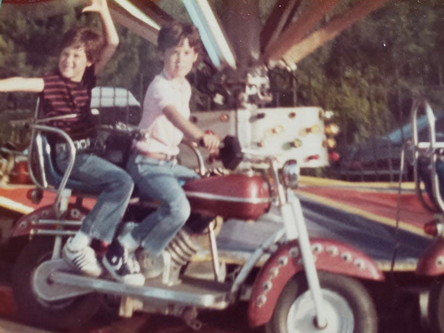 Growing up, Derek and Doug Perry's parents took them to theme parks across the country.