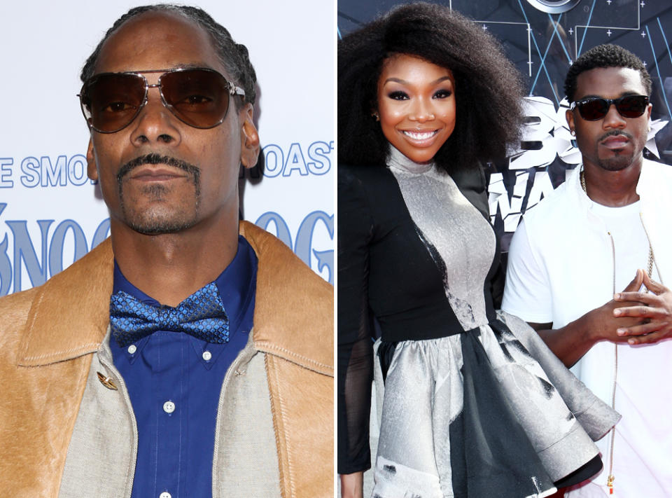 Brandy, Ray J, and Snoop Dogg