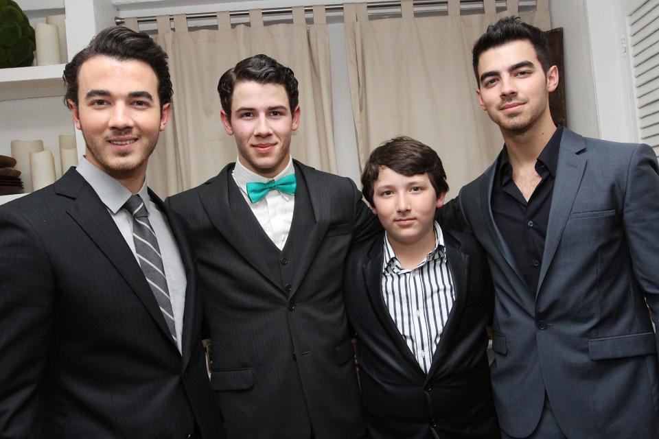 Kevin, Joe, Nick, and Frankie Jonas
