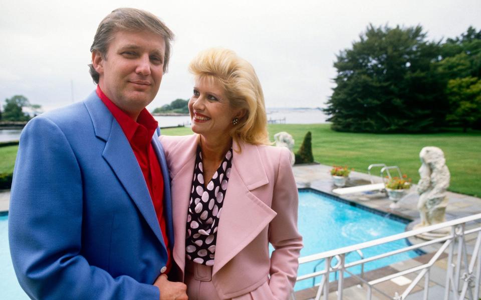 Ivana and Donald Trump in 1987 - Joe McNally