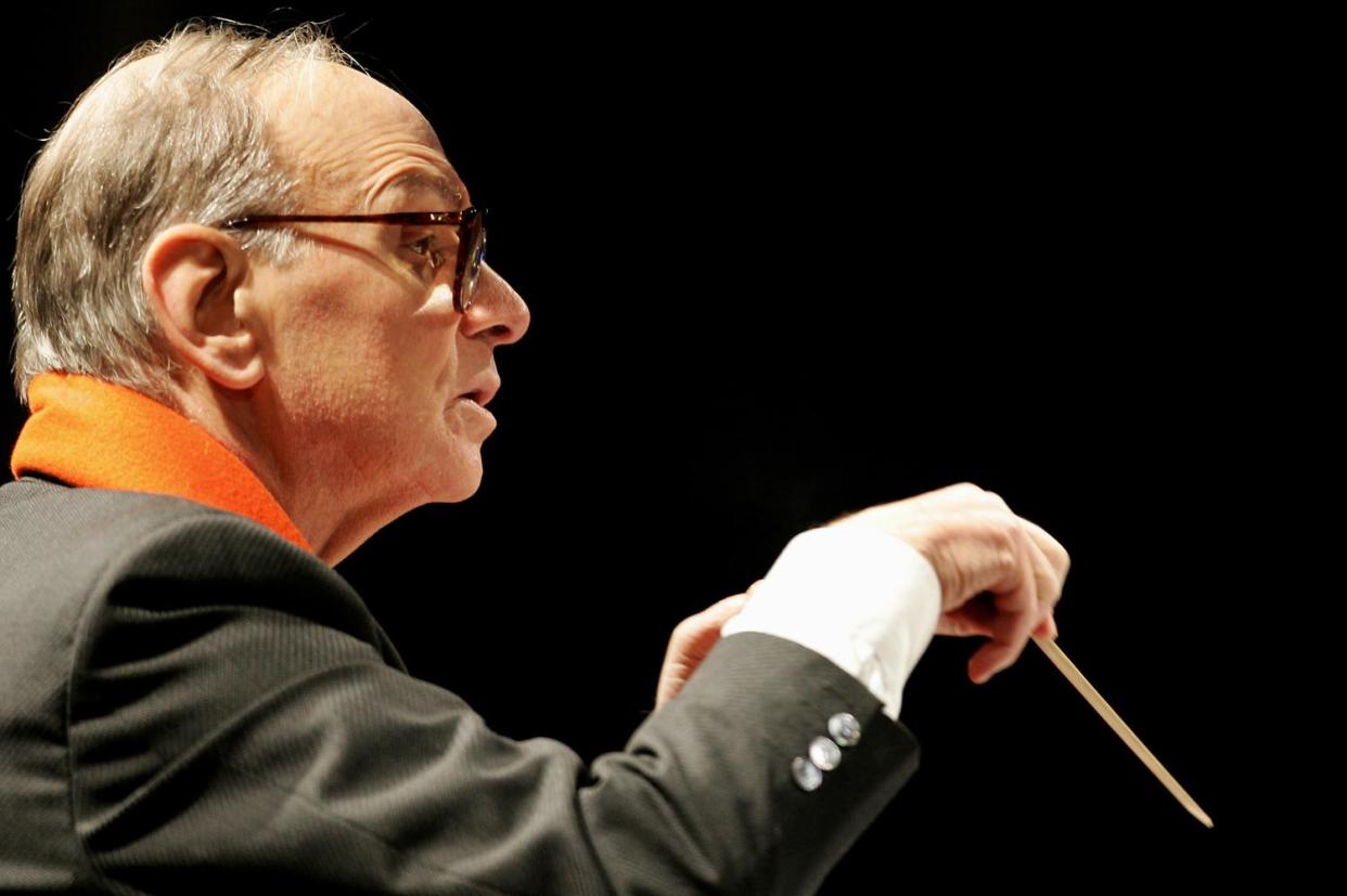 Final overture: Ennio Morricone will perform his last ever show at the O2: AFP/Getty Images