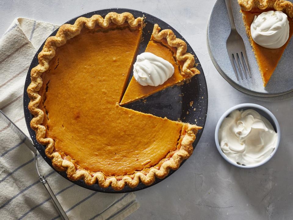 Mississippi Sweet Potato Pie With Bourbon Whipped Cream