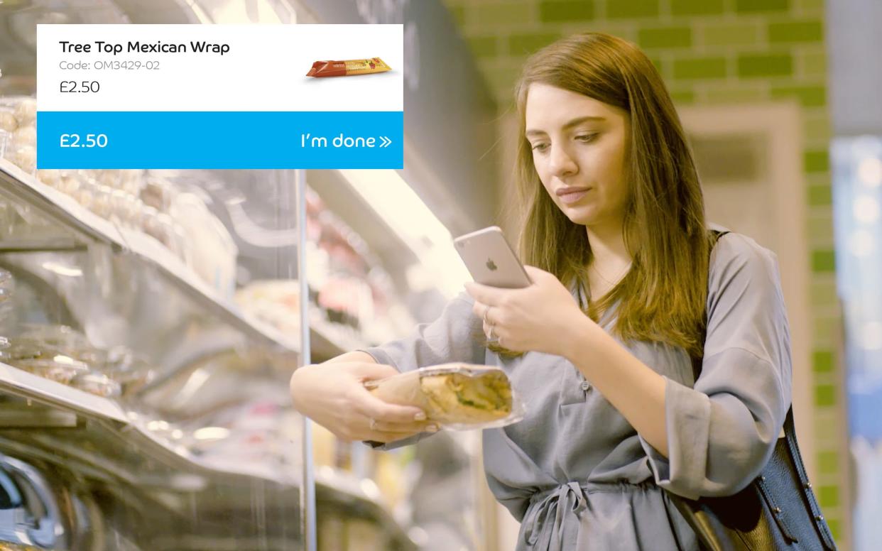 Shoppers can scan items using their phone and charge it to a card - Barclaycard