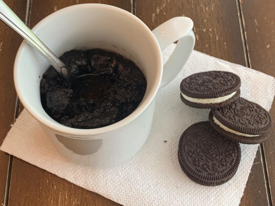 Oreo Microwave Mug Cake