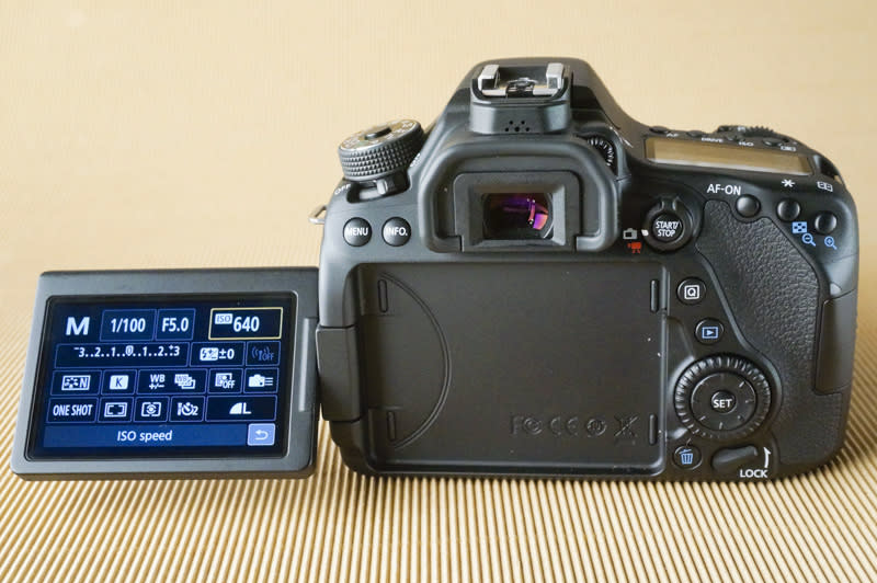 The flip-out LCD is extremely handy for covering all sorts of angles; especially during video.