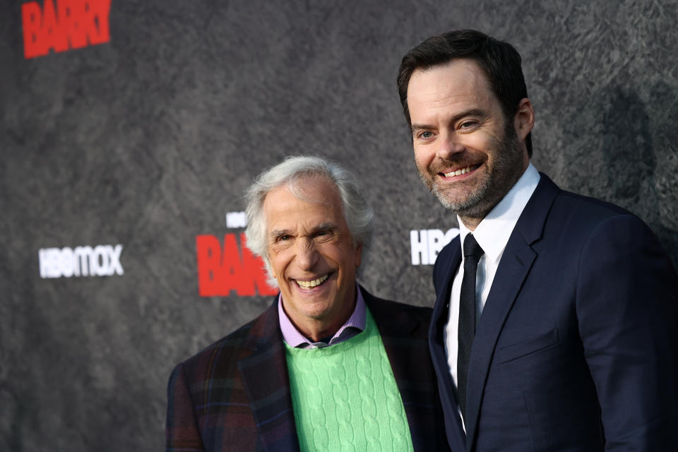 Henry Winkler and Bill Hader