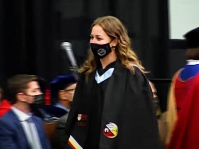 UPEI's Indigenous grads wear special stole during
