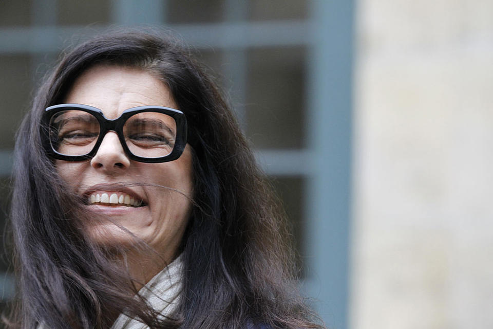 daughter of French Billionaire L'Oreal heiress Liliane Bettencourt,  is pictured as she leaves the Institut de France in Paris after attending the official entry ceremony of French journalist and former head of French public television group France Televisions, Patrick de Carolis at  the Academie des Beaux-Arts (French Academy of Fine Arts), part of the Institut de France (French prestigious Arts and Sciences Academy), on October 12, 2011. De Carolis succeeded to late Andre Bettencourt, former minister and patron, husband of Liliane Bettencourt. AFP PHOTO FRANCOIS GUILLOT (Photo credit should read FRANCOIS GUILLOT/AFP via Getty Images). Image: Getty