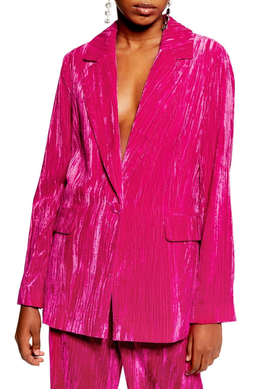 Crinkle Velvet Jacket $48 (Photo: Nordstrom Rack)