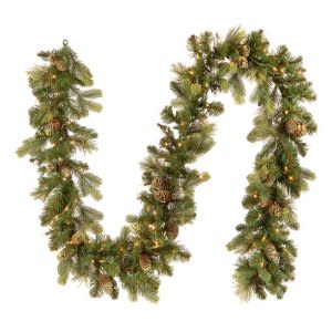 National Tree Company Pine Prelit Garland