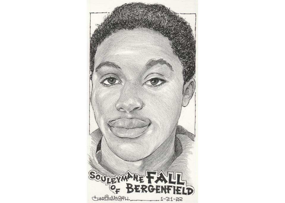 Souleymane Fall, Bergenfield track and field