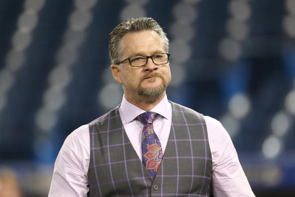 Blue Jays analyst Gregg Zaun was fired for inappropriate behavior. (Photo by Tom Szczerbowski/Getty Images)