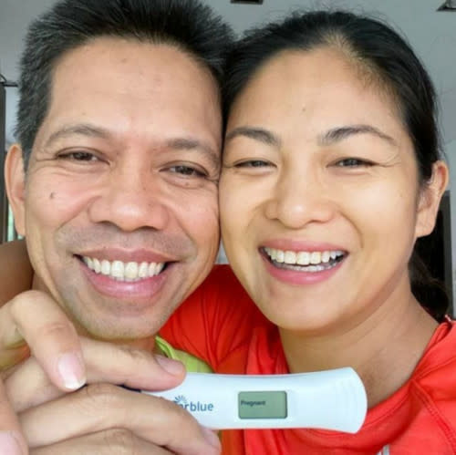 The couple were elated to share the pregnancy news last year