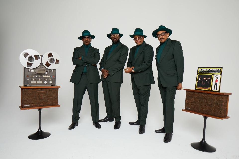 The Temptations photographed in 2021:  (from left) Terry Weeks, Otis Williams, Willie Greene and Ron Tyson.