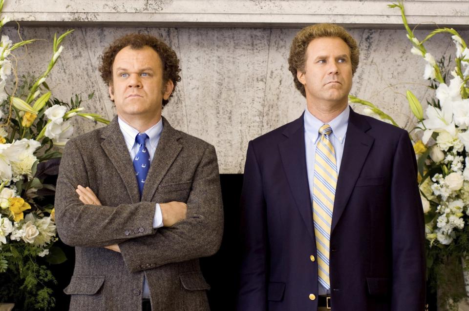 <h1 class="title">STEP BROTHERS, from left: John C. Reilly, Will Ferrell, 2008, © Columbia/courtesy Everett Collection</h1><cite class="credit">©Columbia Pictures/Courtesy Everett Collection</cite>