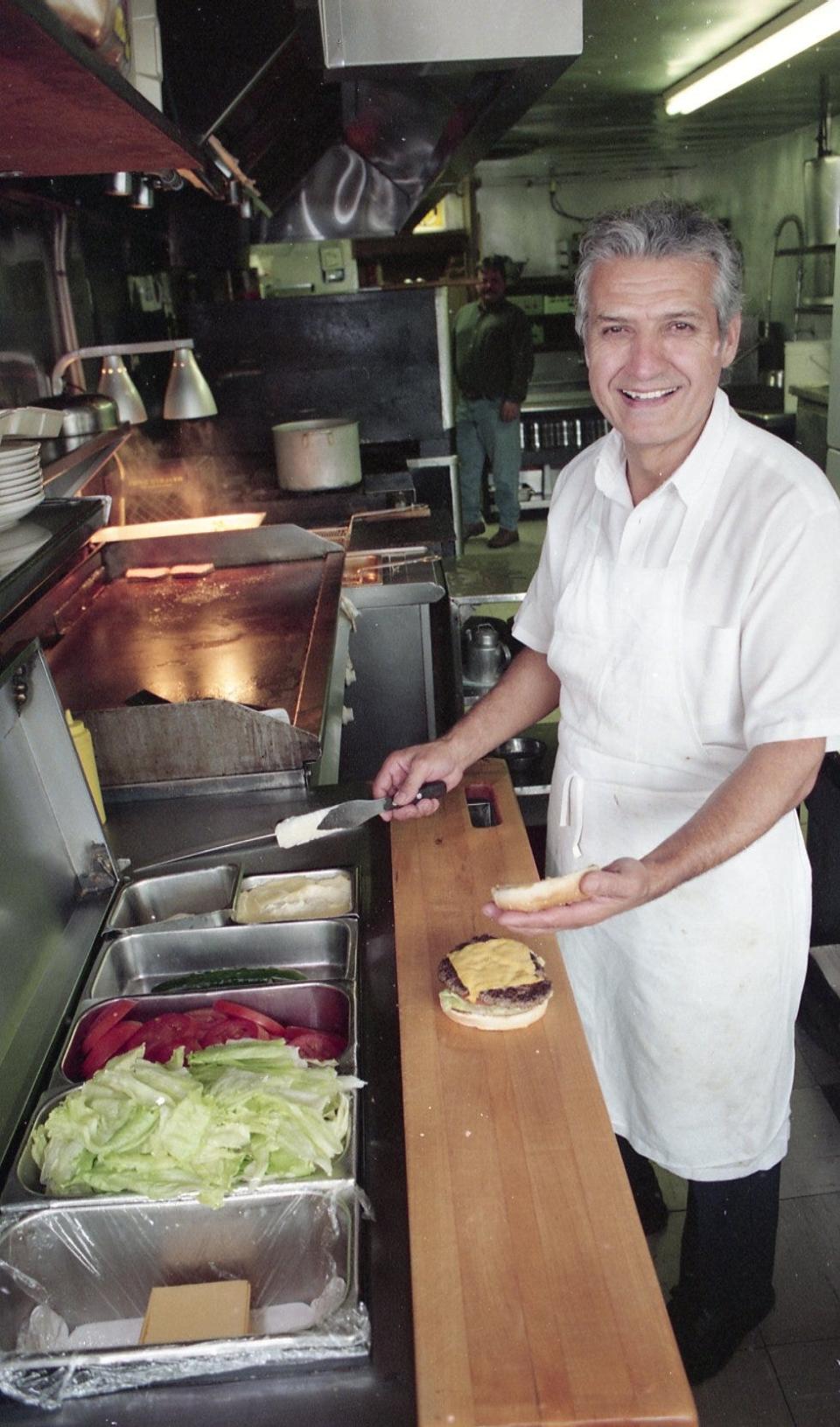 George John "Little George" Captain began making Vol Burgers at Sam & Andy's Tennessee Diner in 1956.