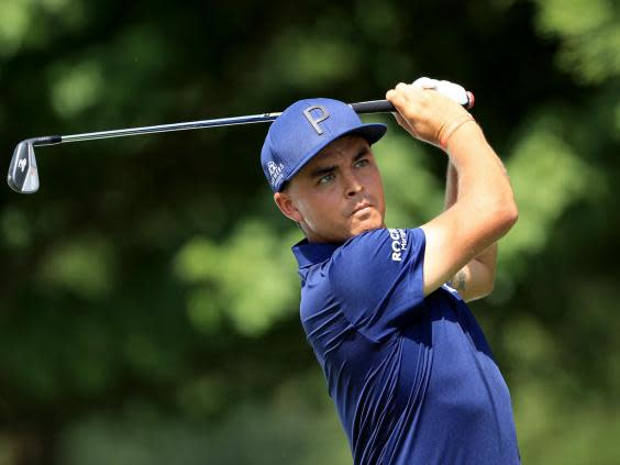 Rickie Fowler is eight shots behind Justin Thomas (Getty)