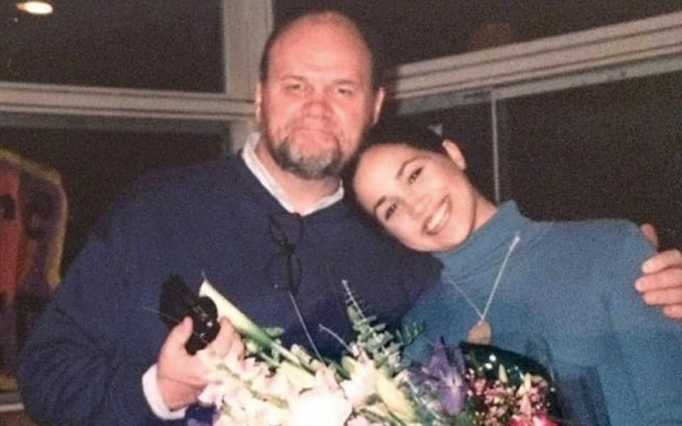 Meghan with her estranged father Thomas - Enterprise News