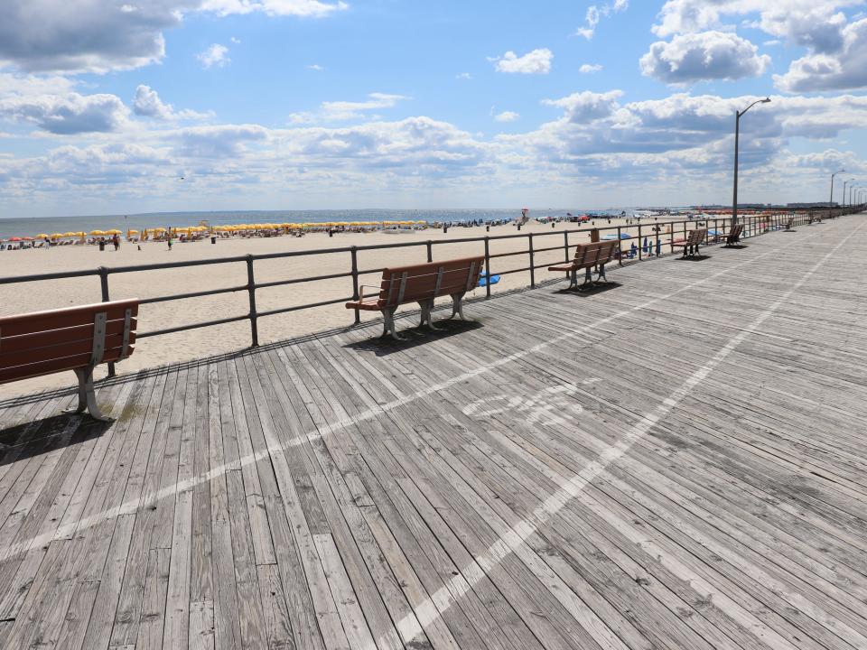 The boardwalk at Atlantic Beach