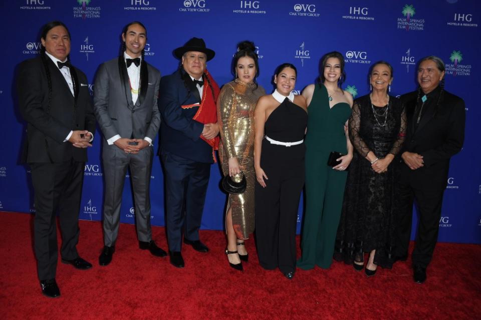 Osage Tribe cast members, "Killers of the Flower Moon" at PSIFF 2024