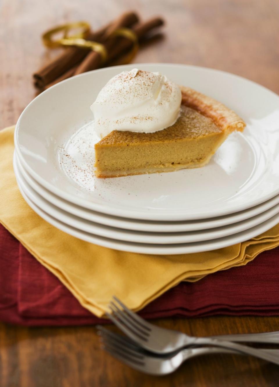 Apple Butter Pumpkin Pie