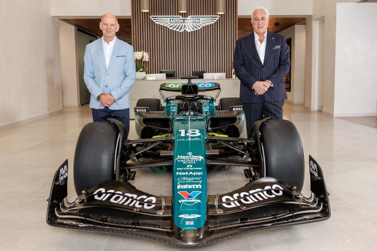 adrian newey lawrence stoll aston martin formula 1