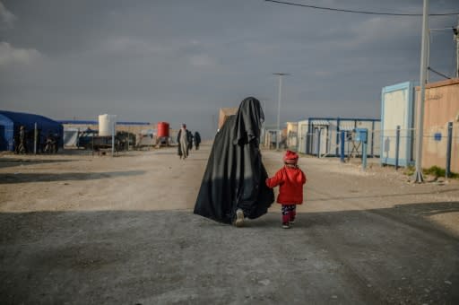 Since December, at least 100 people have died en route to the Al-Hol camp or shortly after arriving, mostly children under five, according to the International Rescue Committee