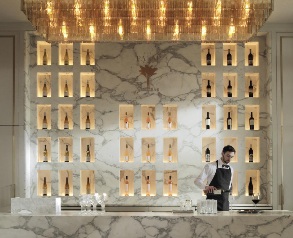 One of the two onsite wine bars. - Credit: Courtesy photo