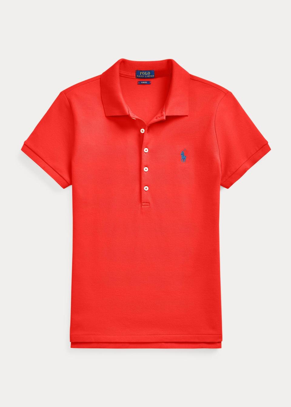 7) Slim Fit Stretch Polo Shirt