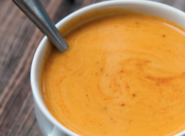 <p>A can of pumpkin and a can of coconut milk is all you’ll need for this <a href="https://www.thegraciouspantry.com/clean-eating-easy-curried-pumpkin-soup-recipe/#recipe" rel="nofollow noopener" target="_blank" data-ylk="slk:recipe;elm:context_link;itc:0;sec:content-canvas" class="link rapid-noclick-resp">recipe</a>. The rest is probably already in your pantry! Ready in minutes.</p><p><br></p><span class="copyright"> The Gracious Pantry </span>