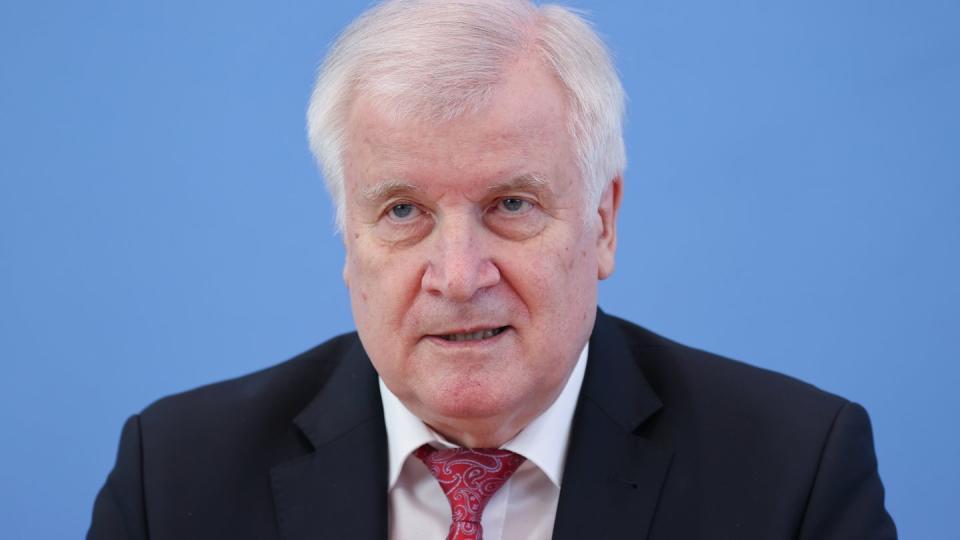 Bundesinnenminister Horst Seehofer während einer Pressekonferenz Ende Mai in Berlin.