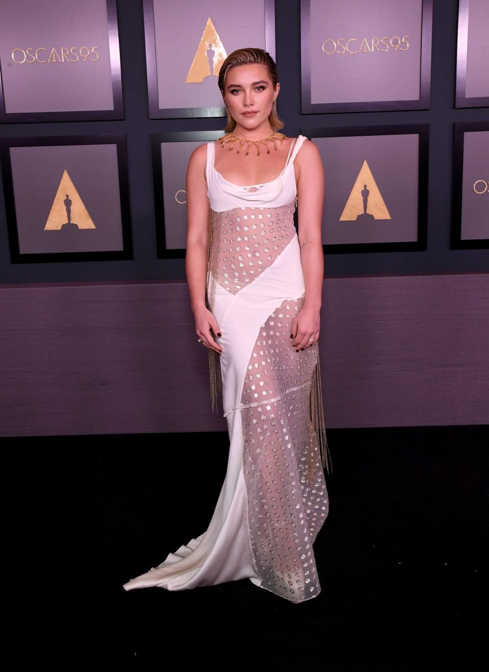 Florence Pugh attends the Academy of Motion Picture Arts and Sciences 13th Governors Awards on November 19, 2022.