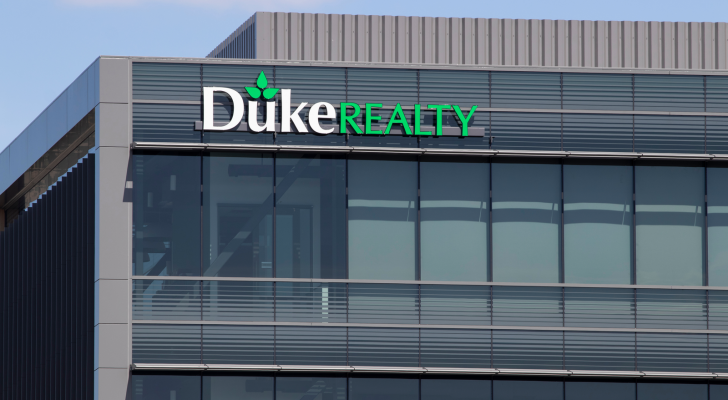 Duke Realty (DRE) corporate headquarters. Duke Realty owns and operates more than 149 million square feet of logistics properties.