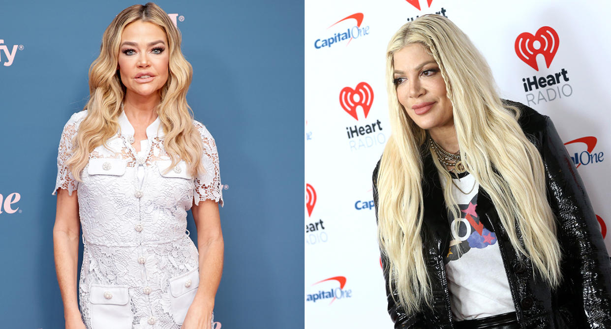 Denise Richards has an OnlyFans account that Tori Spelling couldn't resist. (Getty)