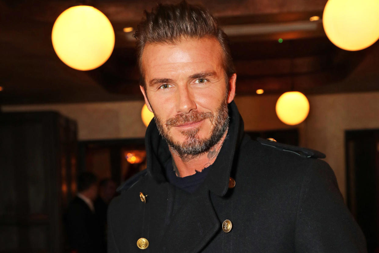 Offending like Beckham: David Beckham got a telling off online: Dave Benett