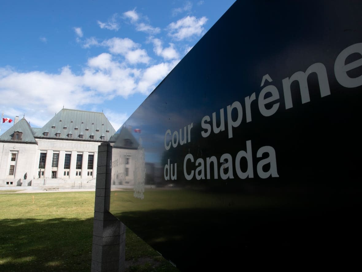 Nine justices with the Supreme Court of Canada examined the case of Alexandre Bissonnette, the gunman who killed six worshippers and injured six others at a mosque in Quebec City in 2017.  (Adrian Wyld/The Canadian Press - image credit)