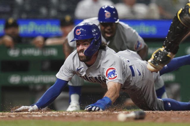 Dansby Swanson of the Chicago Cubs poses for a photo during the