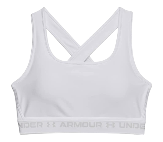 Under Armour Women's Project Rock Crossback Strappy Medium Support