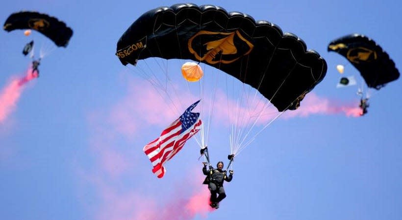 The U.S. Special Operations Command Parachute Team will perform June 11-12, 2022, in the OC Air Show.