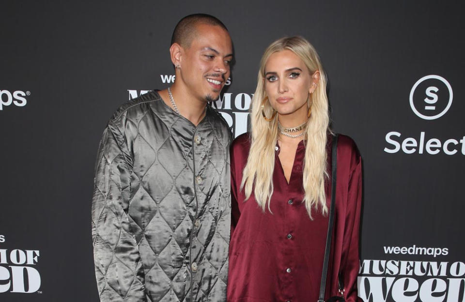Evan Ross and Ashlee Simpson went out dancing at the weekend credit:Bang Showbiz