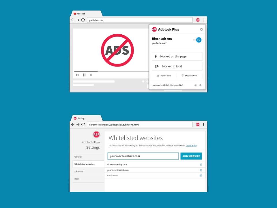 best ad blockers: adblock plus