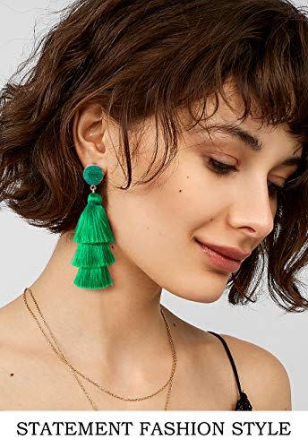 Thread Tassel Earrings