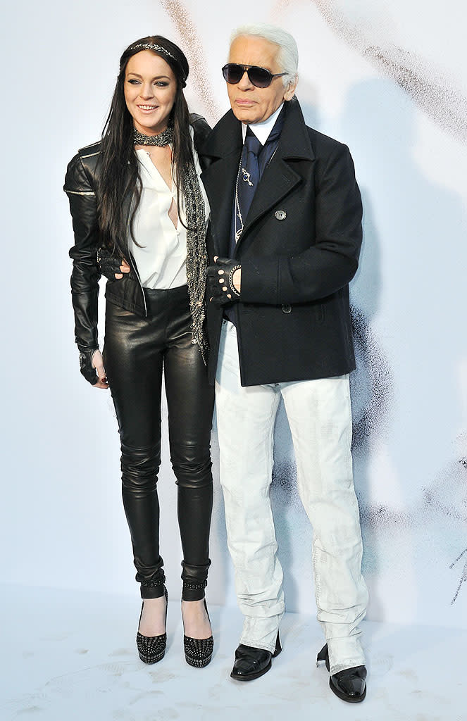 Lohan Lagerfeld ParisFW