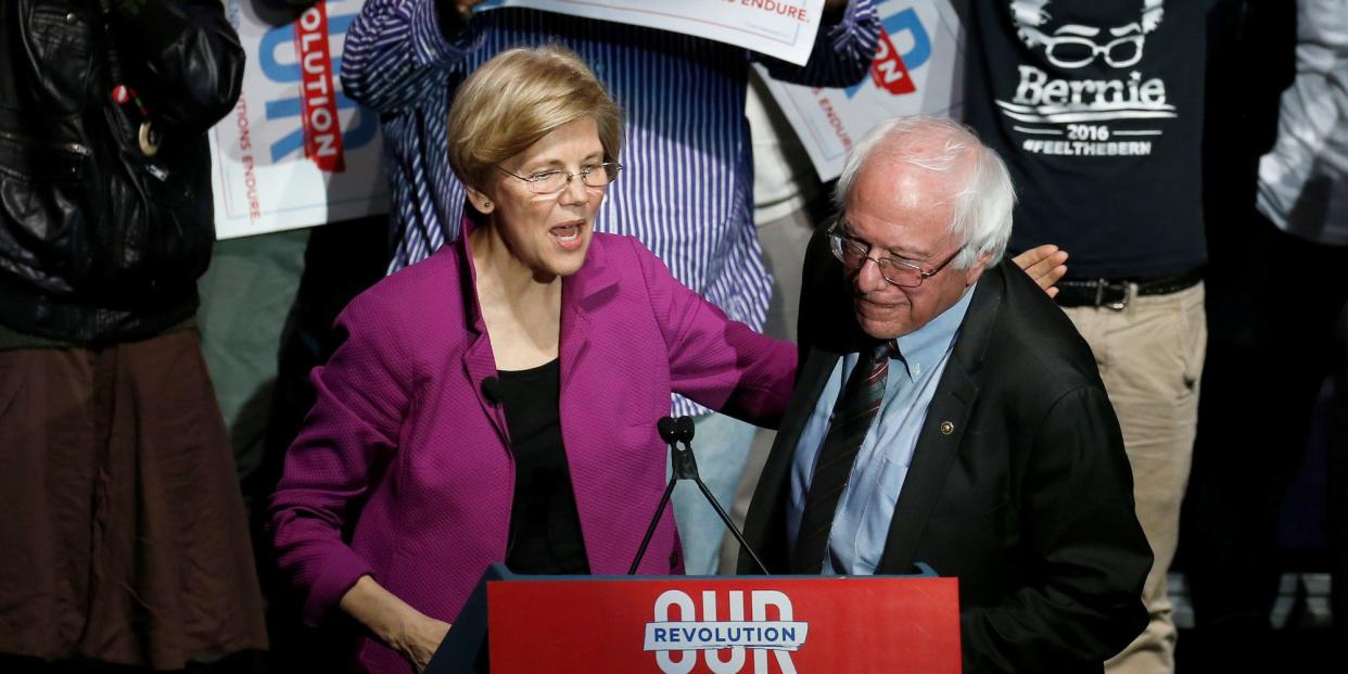 Bernie Sanders Elizabeth Warren